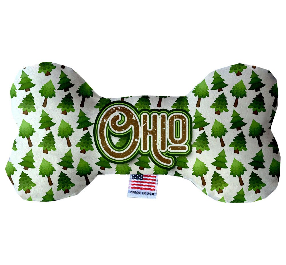 Pet & Dog Plush Bone Toys, "Ohio State Options"