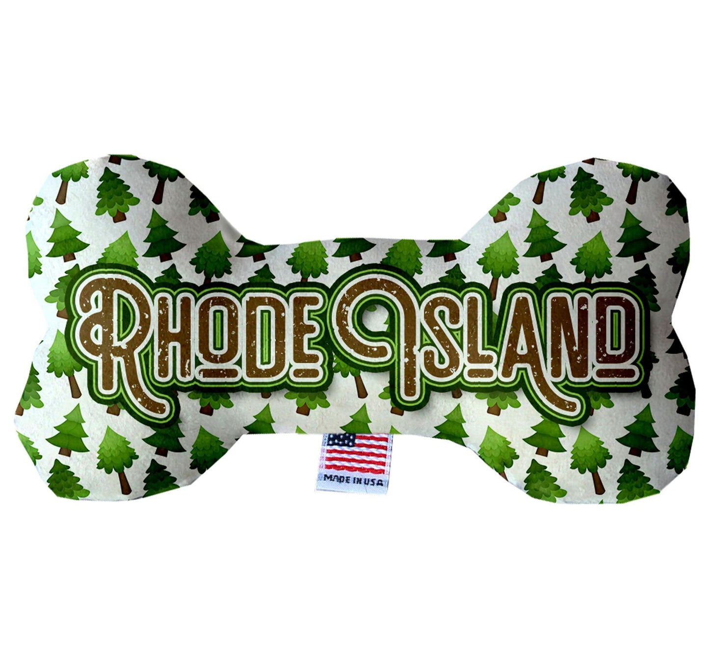 Pet & Dog Plush Bone Toys, "Rhode Island State Options"