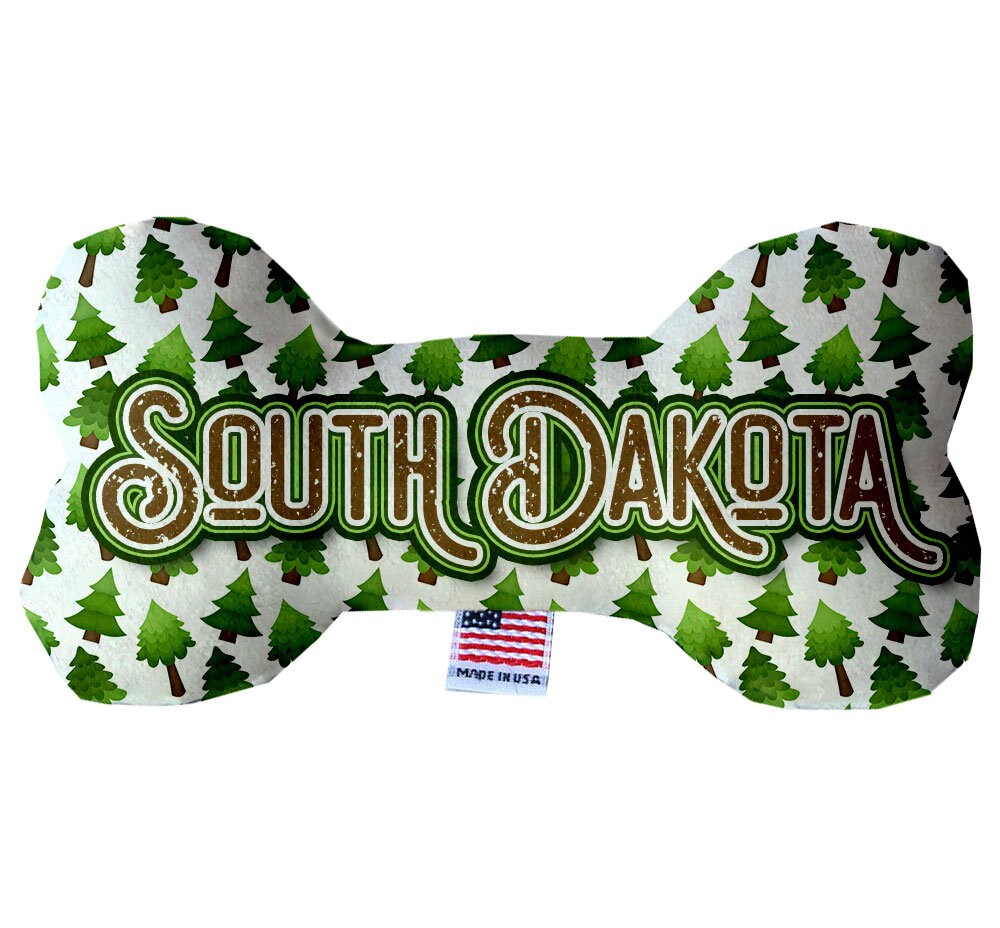 Pet & Dog Plush Bone Toys, "South Dakota State Options"
