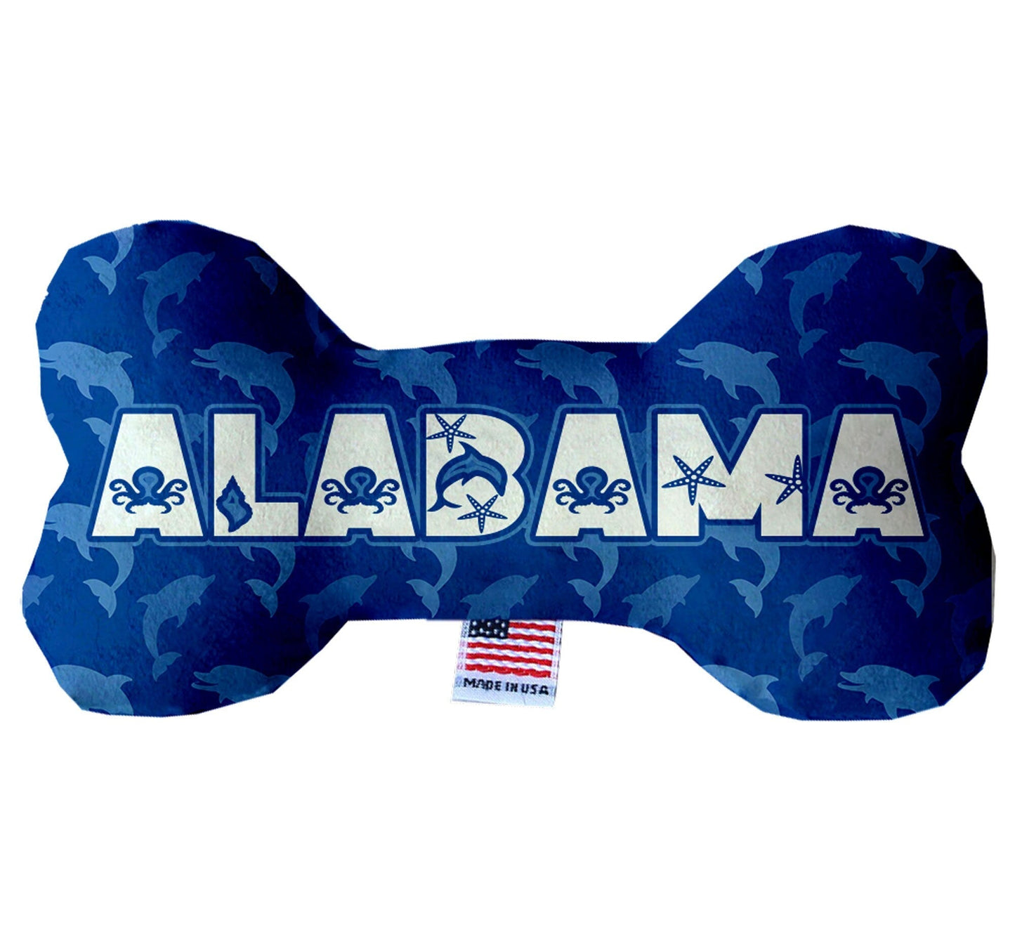 Pet & Dog Plush Bone Toys, "Alabama Coast"