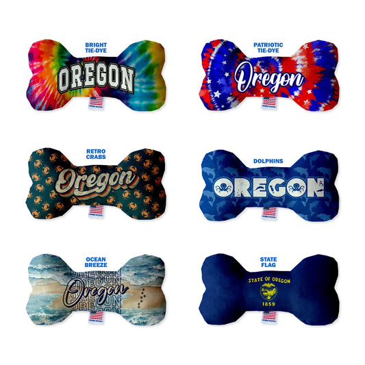 Pet & Dog Plush Bone Toys, "Oregon Coast"
