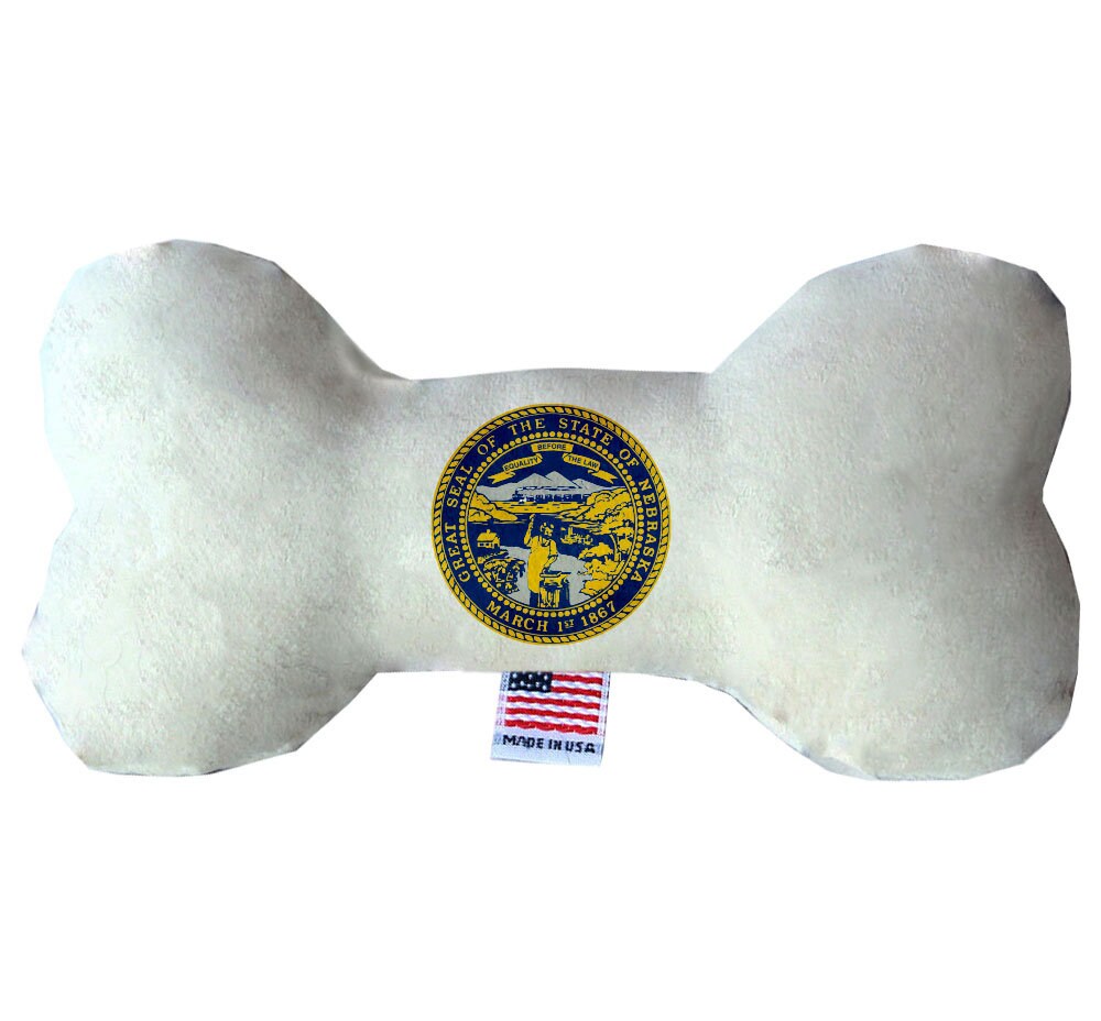 Pet & Dog Plush Bone Toys, "Nebraska State Options"