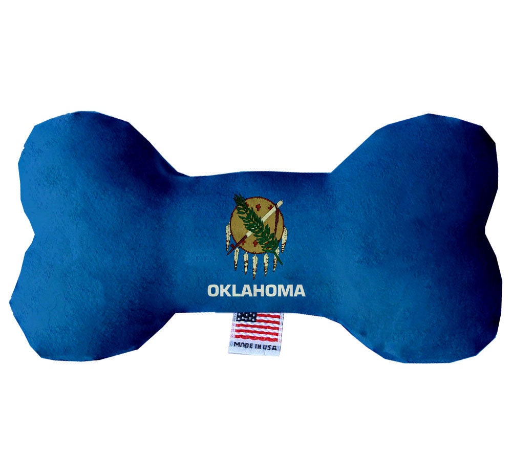 Pet & Dog Plush Bone Toys, "Oklahoma State Options"