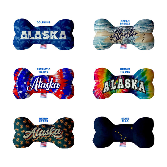 Pet & Dog Plush Bone Toys, "Alaskan Coast"