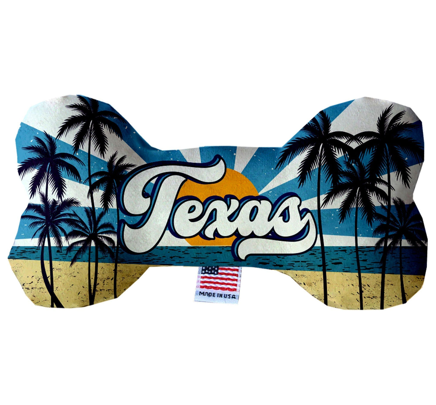 Pet & Dog Plush Bone Toys, "Texas Coast"