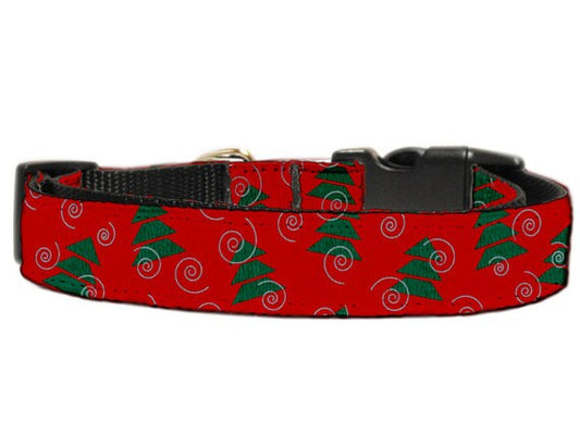 Christmas Nylon Pet Collars and Leashes, "Christmas Trees"