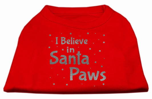 Christmas Pet Shirt, "I Believe In Santa Paws"