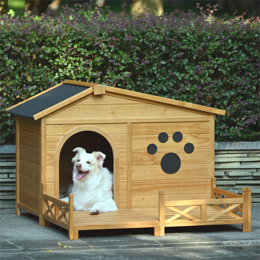 48" Wooden Dog House