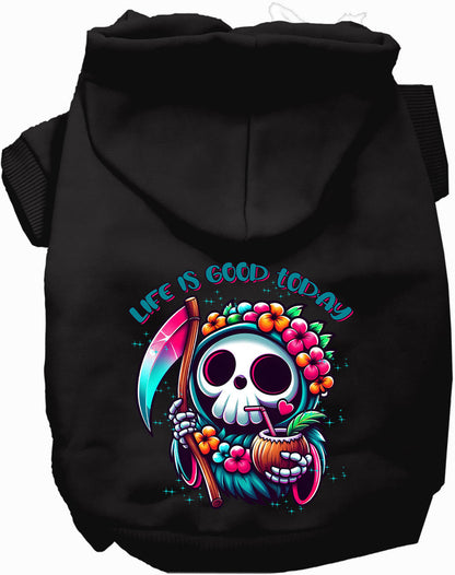 Tropical Grim Reaper Pet Hoodie