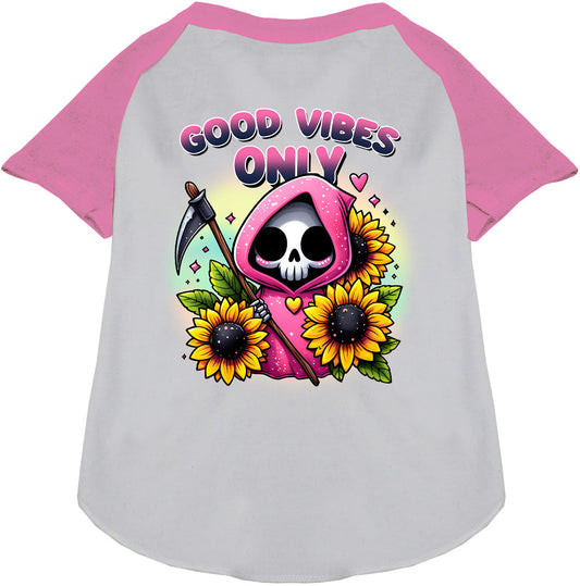 Sun Flowers and Scythes Pet Raglan Shirt