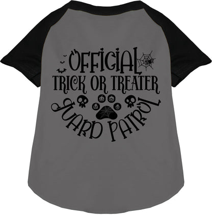 Trick or Treater Guard Patrol Pet Raglan Shirt