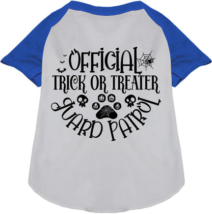 Trick or Treater Guard Patrol Pet Raglan Shirt