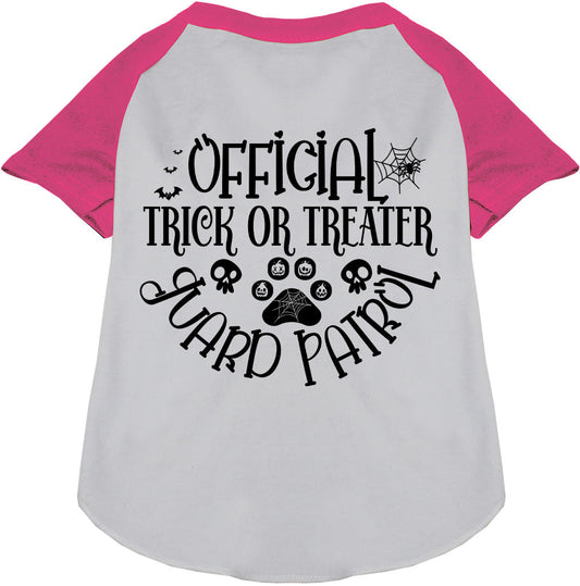 Trick or Treater Guard Patrol Pet Raglan Shirt