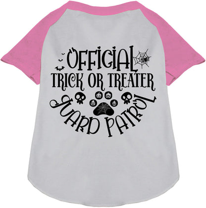 Trick or Treater Guard Patrol Pet Raglan Shirt