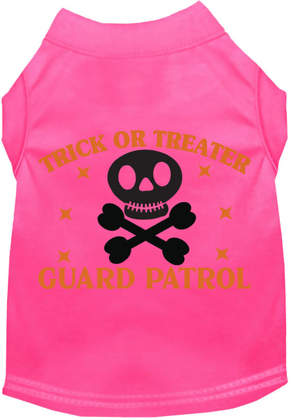 Trick or Treater Guard Patrol Pet Shirt