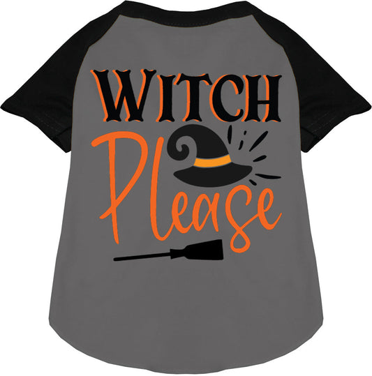Witch Please Pet Raglan Shirt