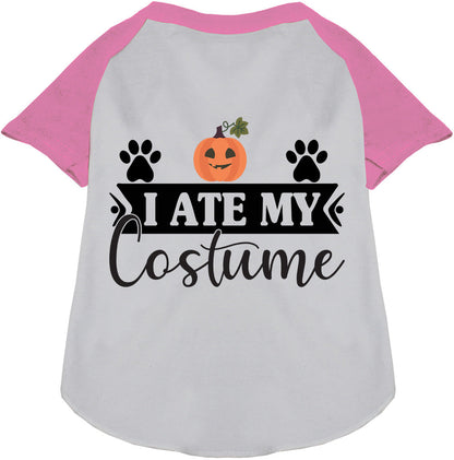 I Ate My Costume Pet Raglan Shirt