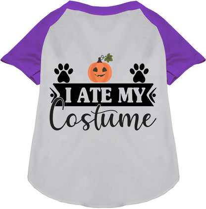 I Ate My Costume Pet Raglan Shirt