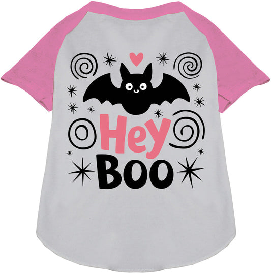 Hey Boo! Pet Raglan Shirt