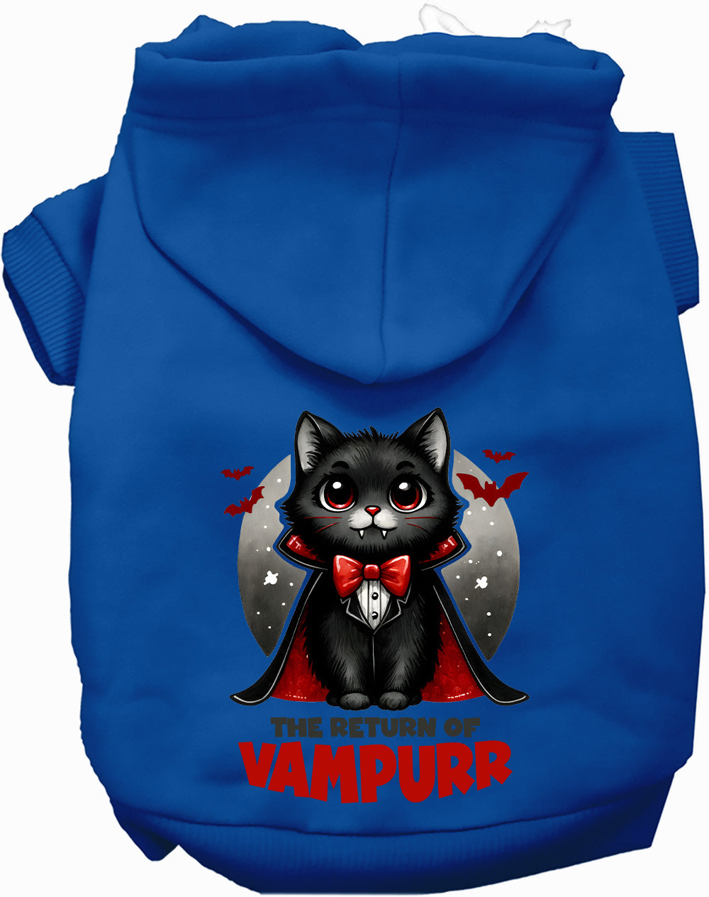 Vampurr Halloween Pet Hoodie