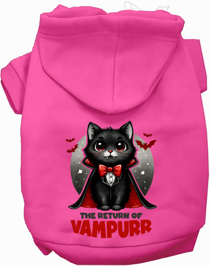 Vampurr Halloween Pet Hoodie