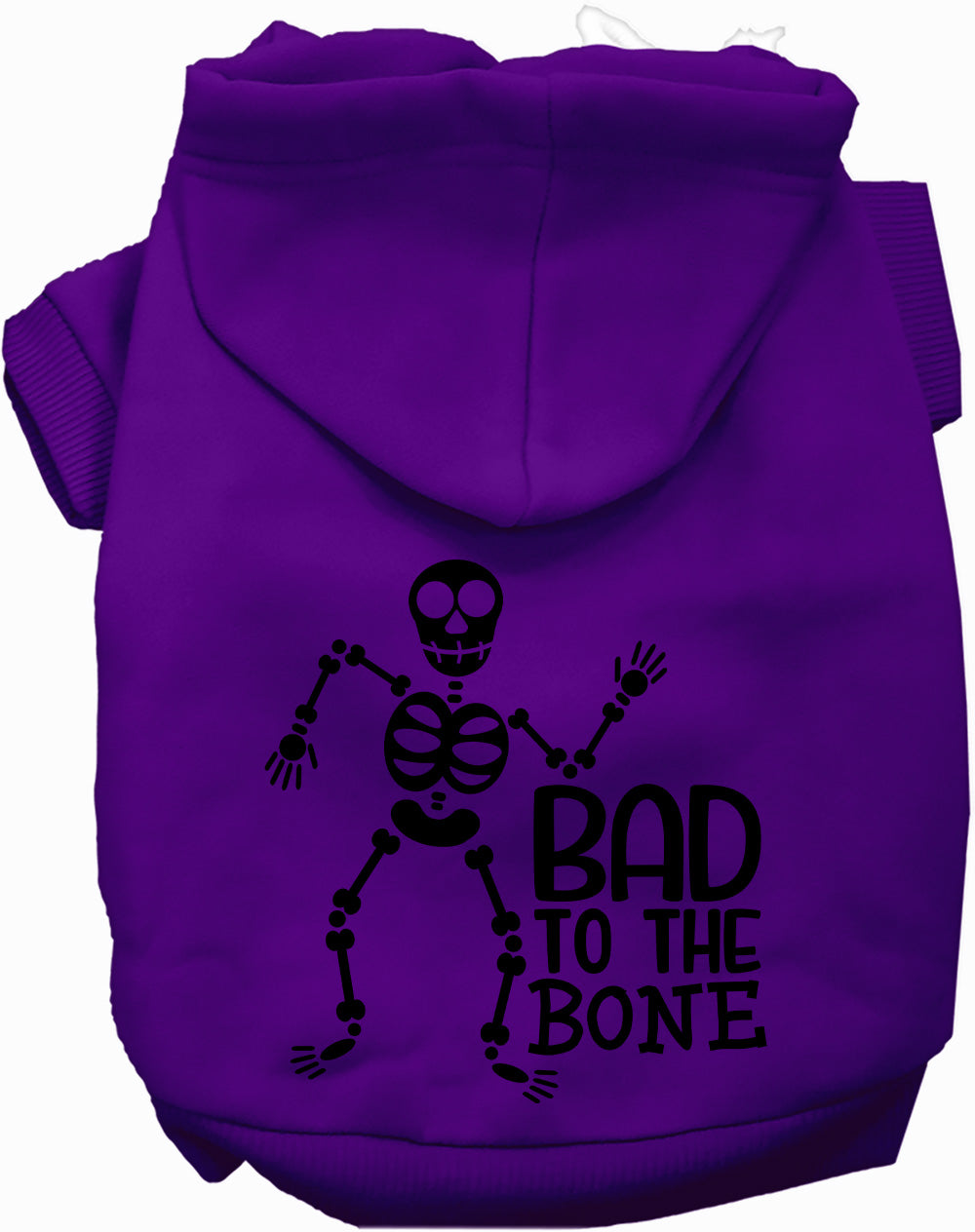 Bad to the Bone Halloween Pet Hoodie