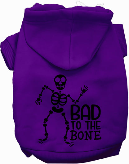 Bad to the Bone Halloween Pet Hoodie