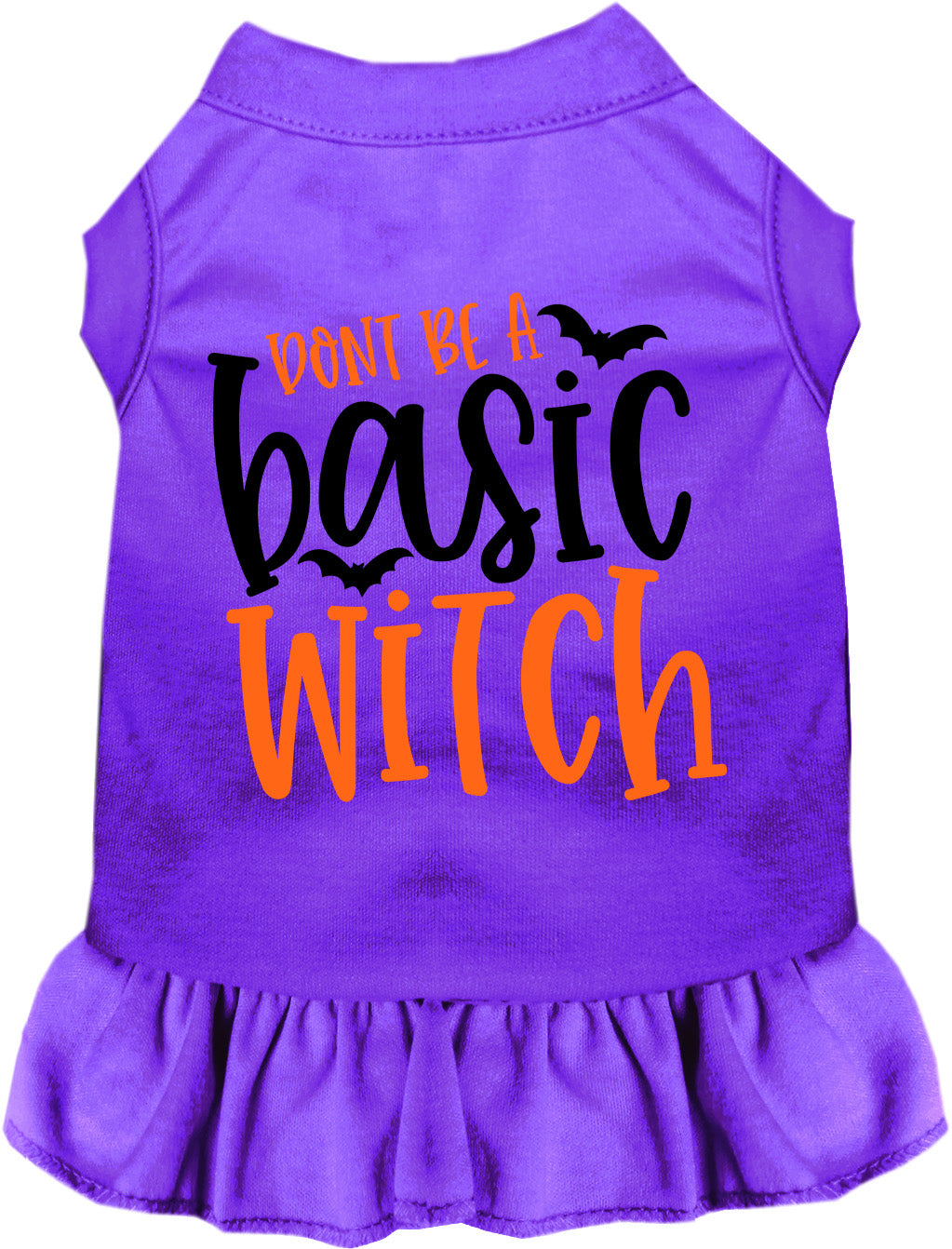 Don't Be a Basic Witch Halloween Pet Dress