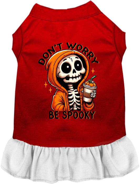 Don't Worry, Be Spooky Halloween Pet Dress