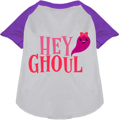 Hey Ghoul Pet Raglan Shirt