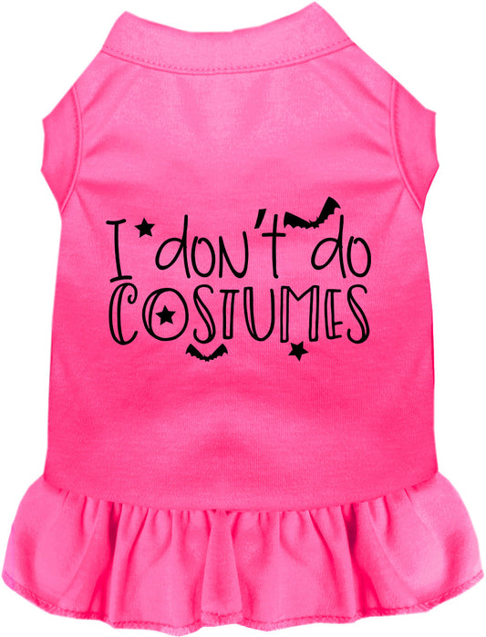 I Don't Do Costumes Halloween Pet Dress