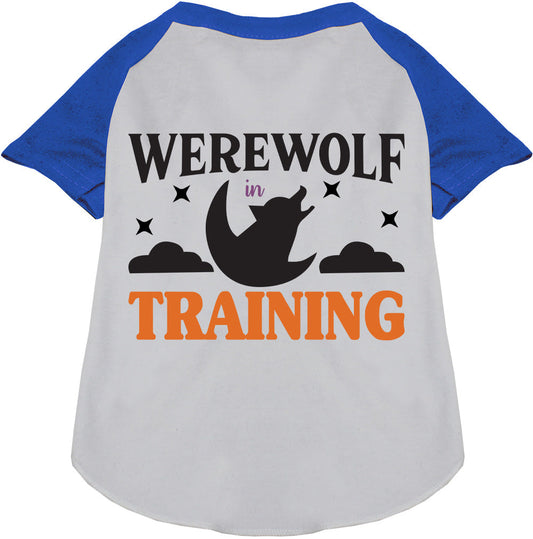 Werewolf in Training Pet Raglan Shirt