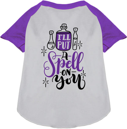 Put a Spell on You Pet Raglan Shirt