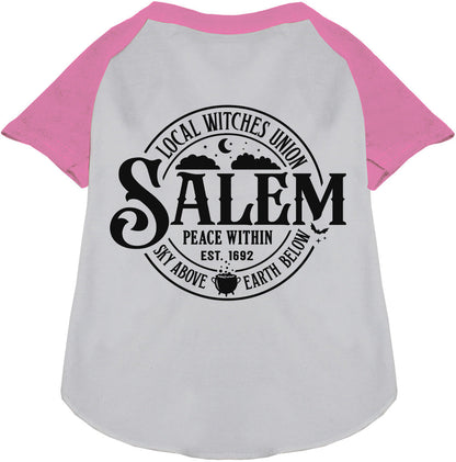 Salem Witches Union Pet Raglan Shirt