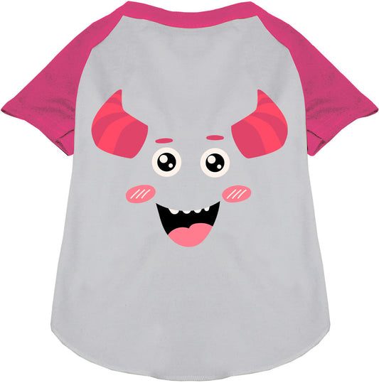Mischiefmauve Monster Costume Pet Raglan Shirt