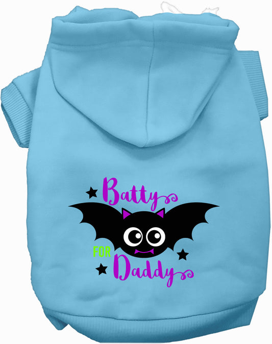 Batty for Daddy Halloween Pet Hoodie