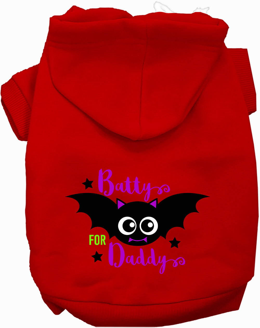 Batty for Daddy Halloween Pet Hoodie