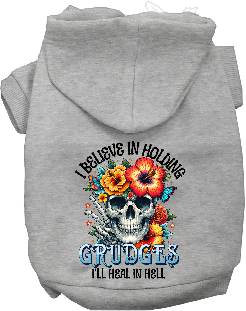Grudges Skull Pet Hoodie