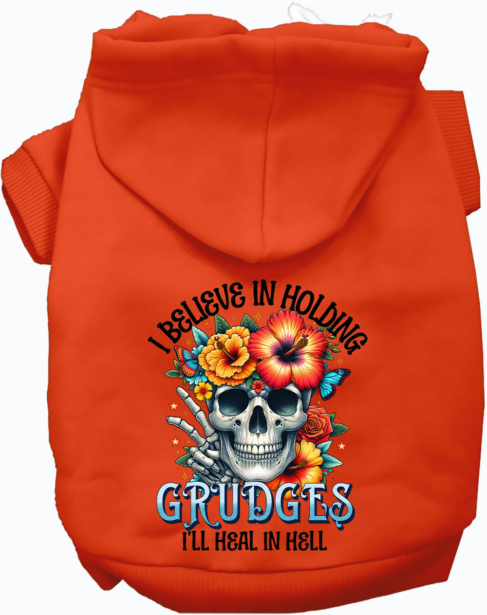 Grudges Skull Pet Hoodie