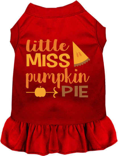 Little Miss Pumpkin Pie Pet Dress
