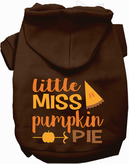 Little Miss Pumpkin Pie Pet Hoodie