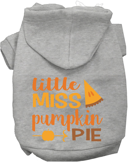 Little Miss Pumpkin Pie Pet Hoodie