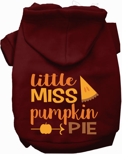 Little Miss Pumpkin Pie Pet Hoodie