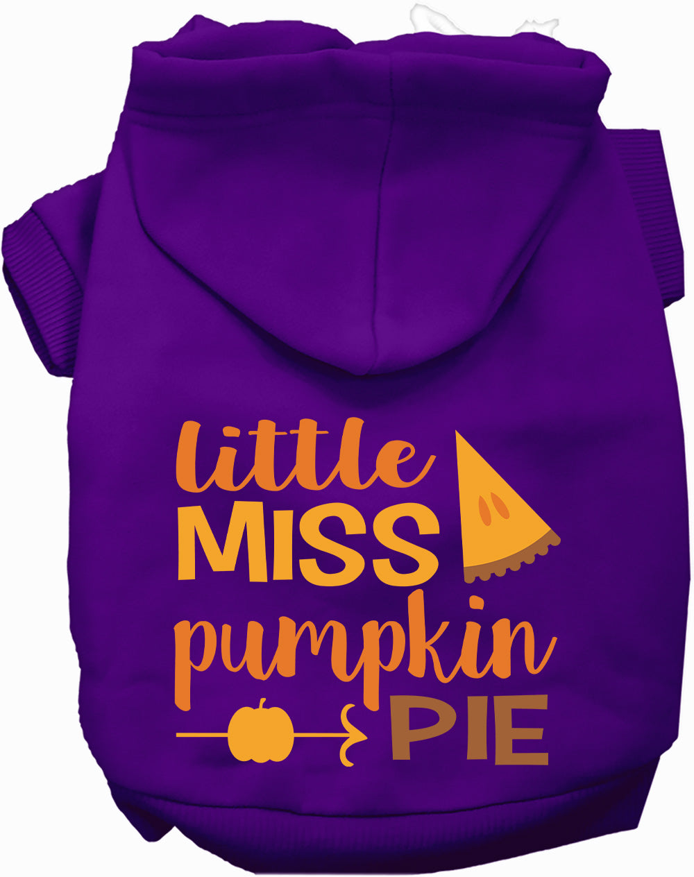 Little Miss Pumpkin Pie Pet Hoodie