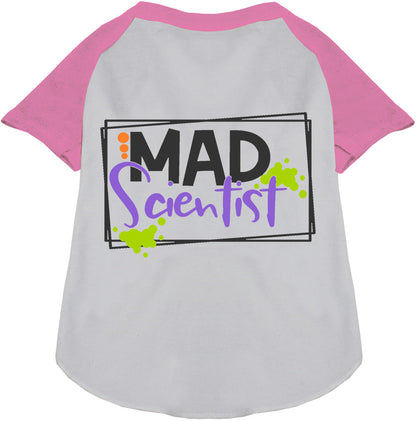 Mad Scientist Pet Raglan Shirt