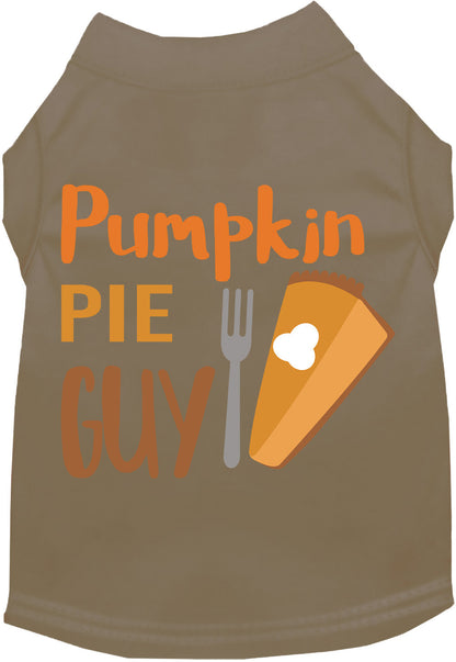 Pumpkin Pie Guy Pet Shirt