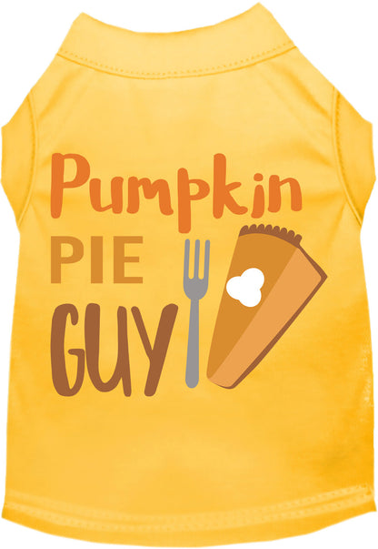 Pumpkin Pie Guy Pet Shirt