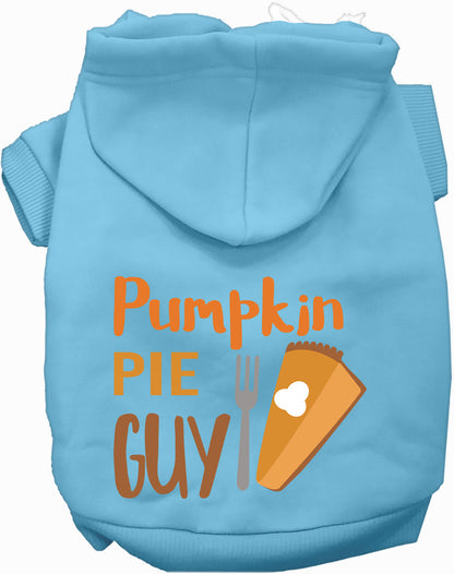 Pumpkin Pie Guy Pet Hoodie