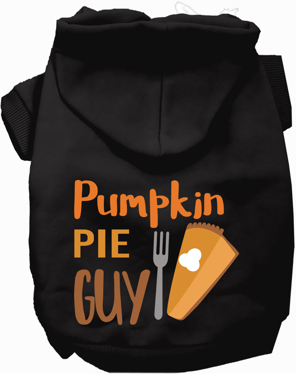 Pumpkin Pie Guy Pet Hoodie