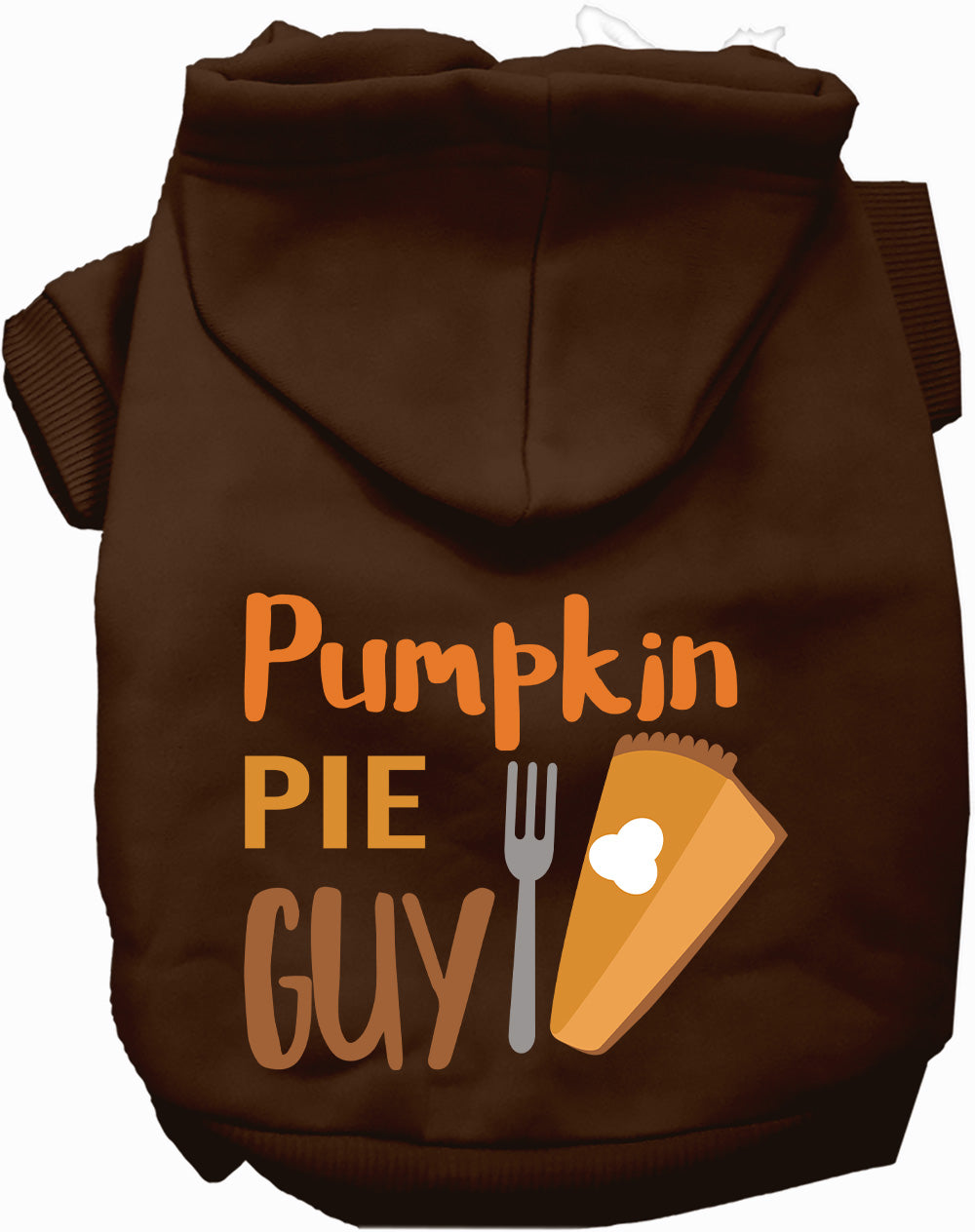 Pumpkin Pie Guy Pet Hoodie